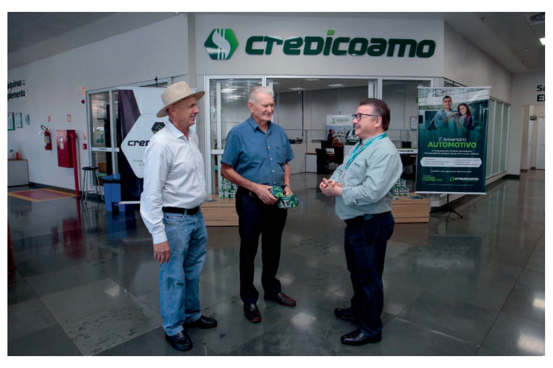 Presidente Executivo, Alcir Jos&eacute; Goldoni, em evento com associados