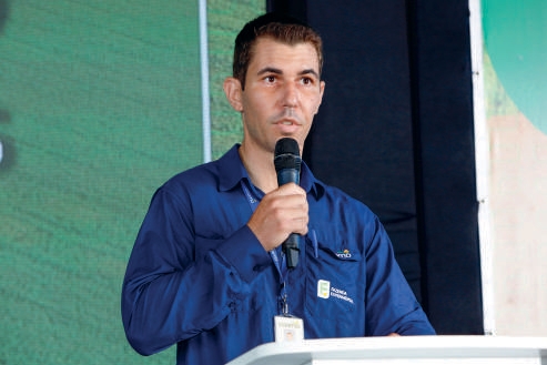 Marcos Garbiate, coordenador da Fazenda Experimental em Dourados (MS)