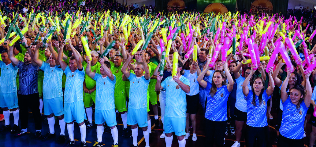 Torcida na final da Copa Coamo em Campo Mour&atilde;o