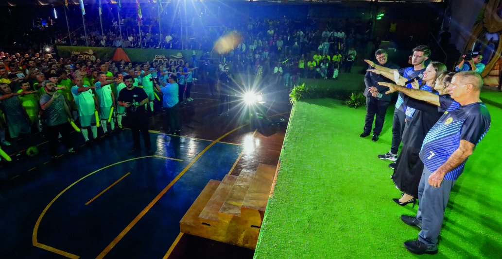 Zenilda Parteka Olipa, de Goioer&ecirc; (PR), no juramento dos atletas