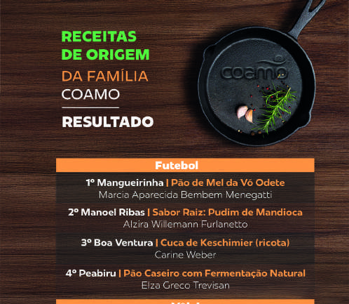 Resultados Receitas de Origem da Fam&iacute;lia Coamo